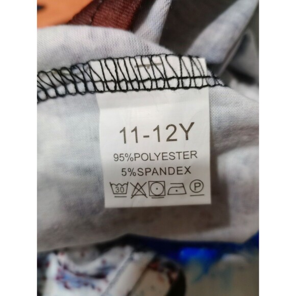 Youth Smiley Face SS T-Shirt Sz 11/12Y Multi-Color Polyester NIP - Picture 5 of 6